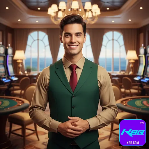 Tela do app k8b.com com promoções e benefícios