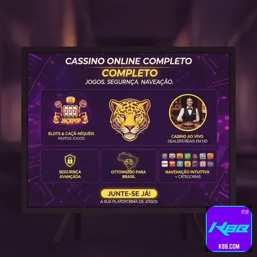 Atendente oficial orientando sobre regras no k8b.com